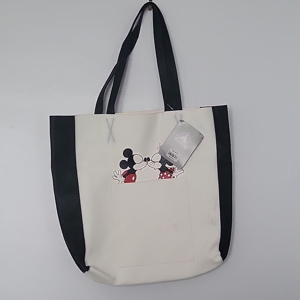 Disney Black and White Minimalist Tote Bag